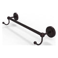 Antique Bronze 18 inch Towel Bar with Integrated Hooks W2395