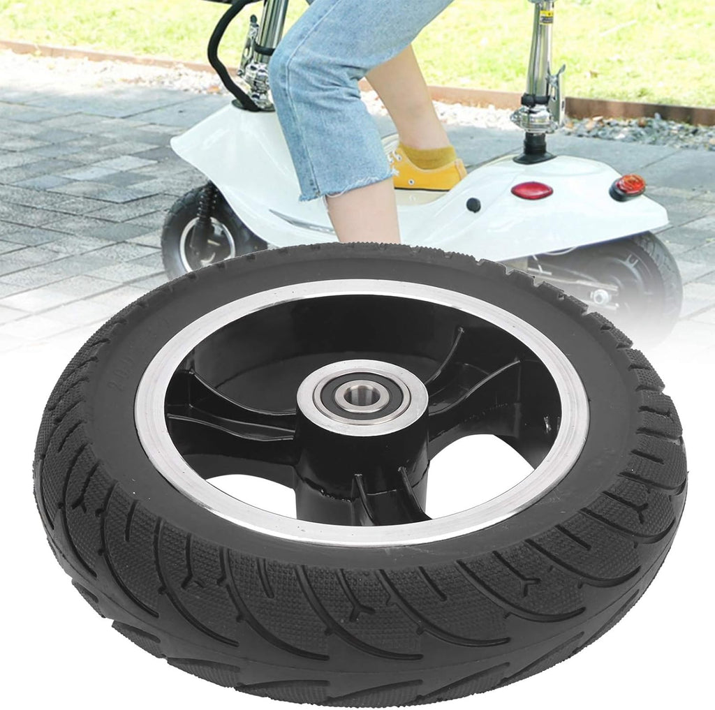 8in Front Solid Non-Pneumatic Tire with Hub, Pack of 2 T2769