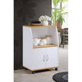 White Mini Microwave Cart I1552