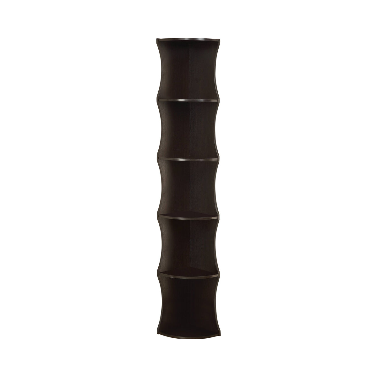 5-Shelf Corner Bookcase Y2066