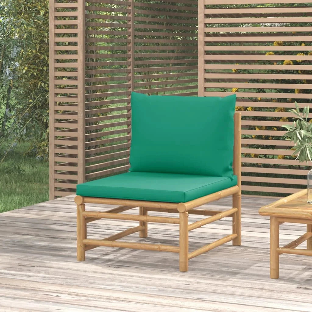 Green Cushions Bamboo Patio Sofa S396981