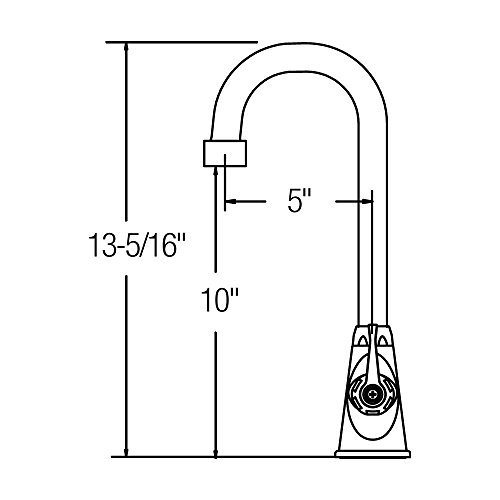 Chrome Single Handle Utility Faucet E297