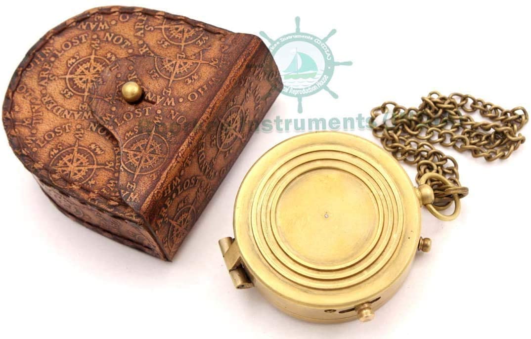 Moral Compass with Leather Case Z201