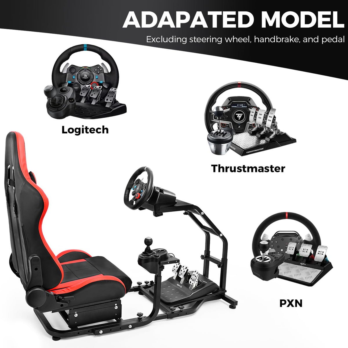 Racing Cockpit with Red Seat G407