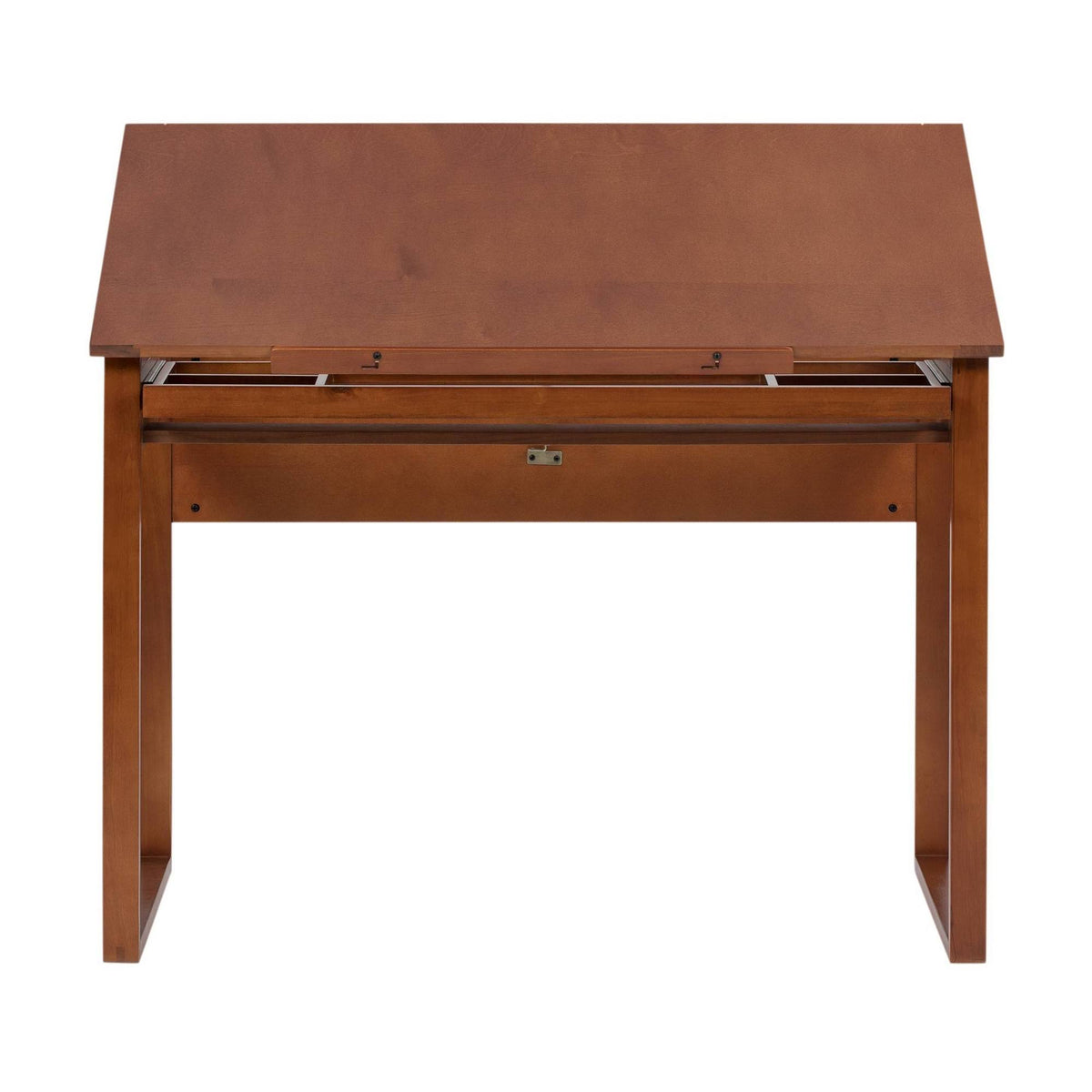 Canvas Wood Drawing Table Sonoma Brown H923