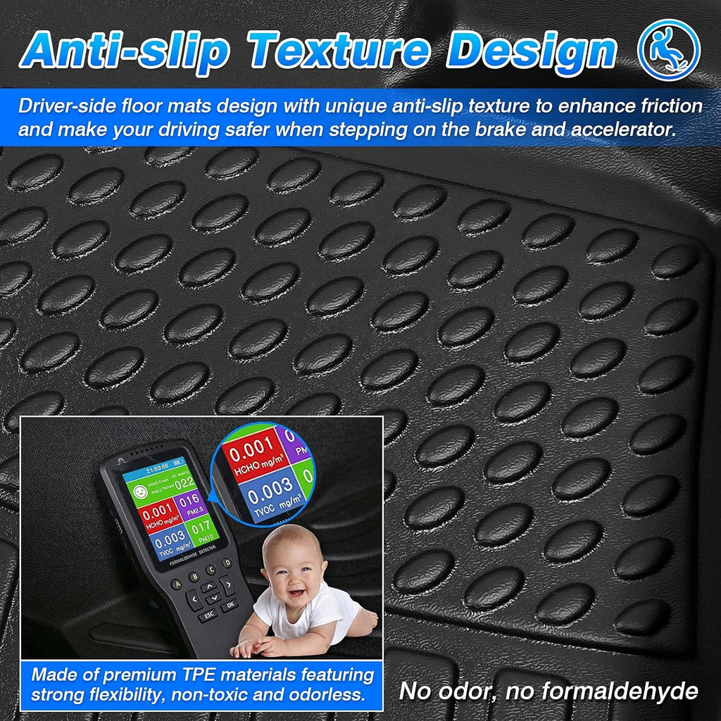 All Weather Floor Liners 3 Row with 2nd Bucket Seats I23694
