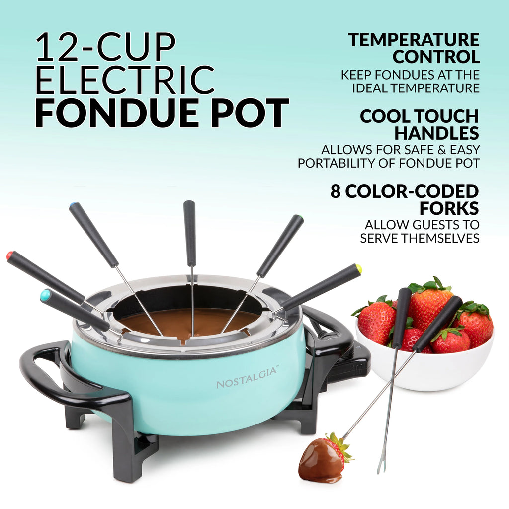 Aqua 12-Cup Electric Fondue Pot O8614