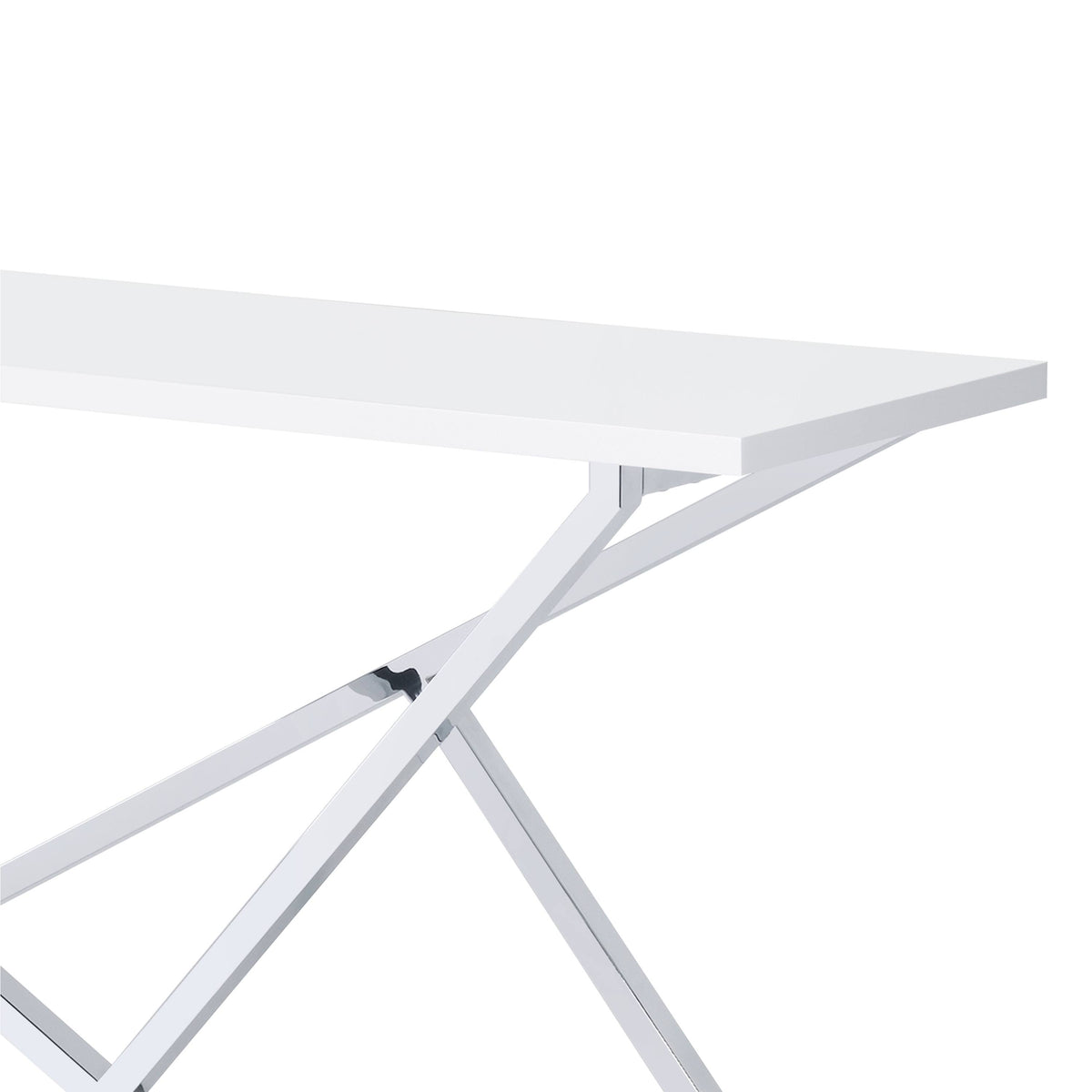 High Gloss White Sofa Table U881