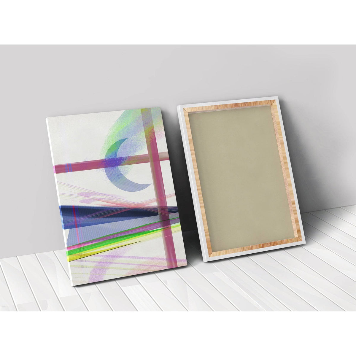 Multi-Color Stretched Canvas N3641