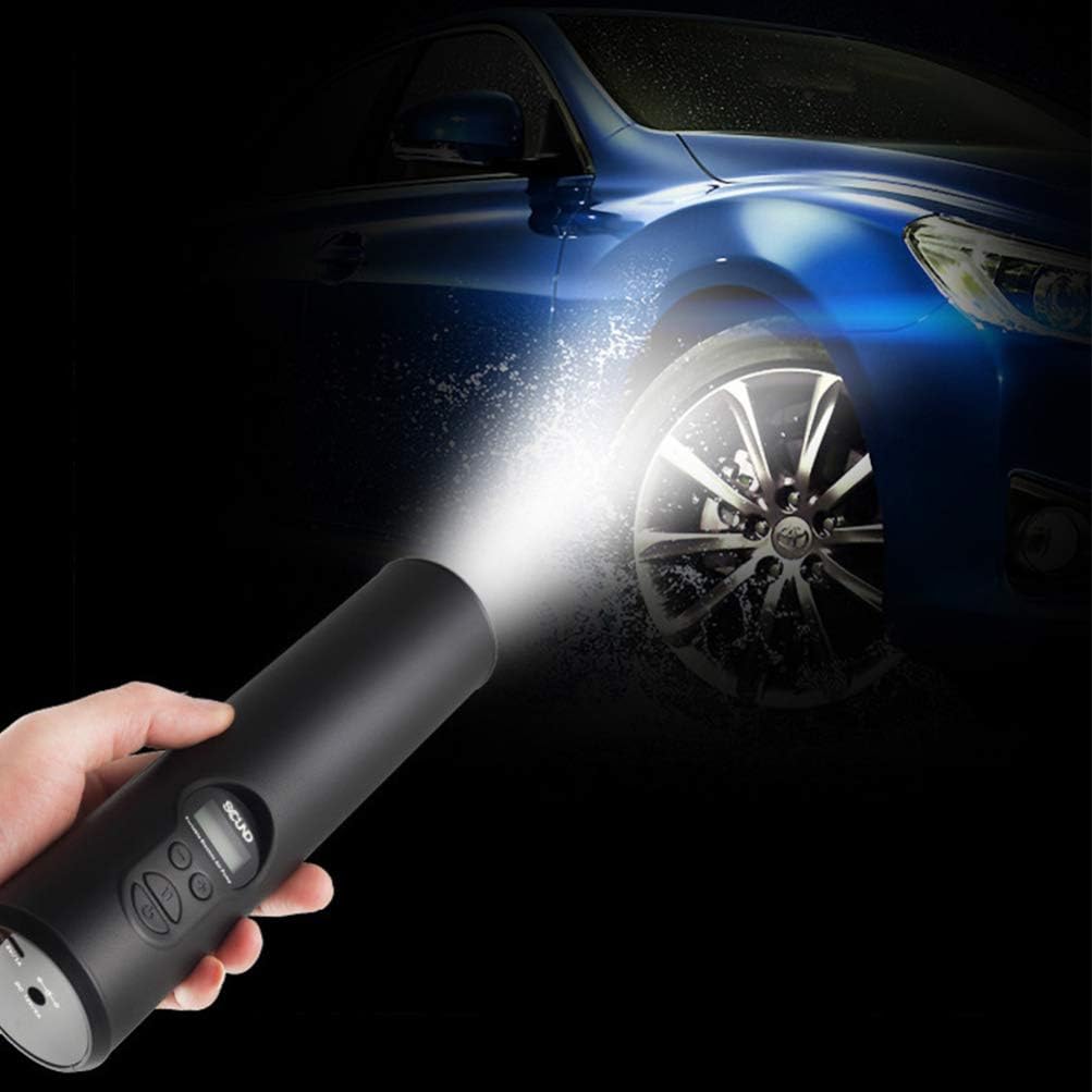Mini Air Compressor Portable Air Inflator Tire Pump with Digital LCD LED Light M35860