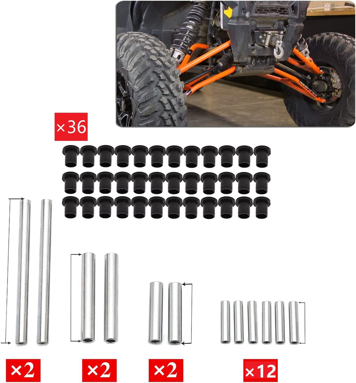 A Arm Bushing Kit Pack of 2 H2740