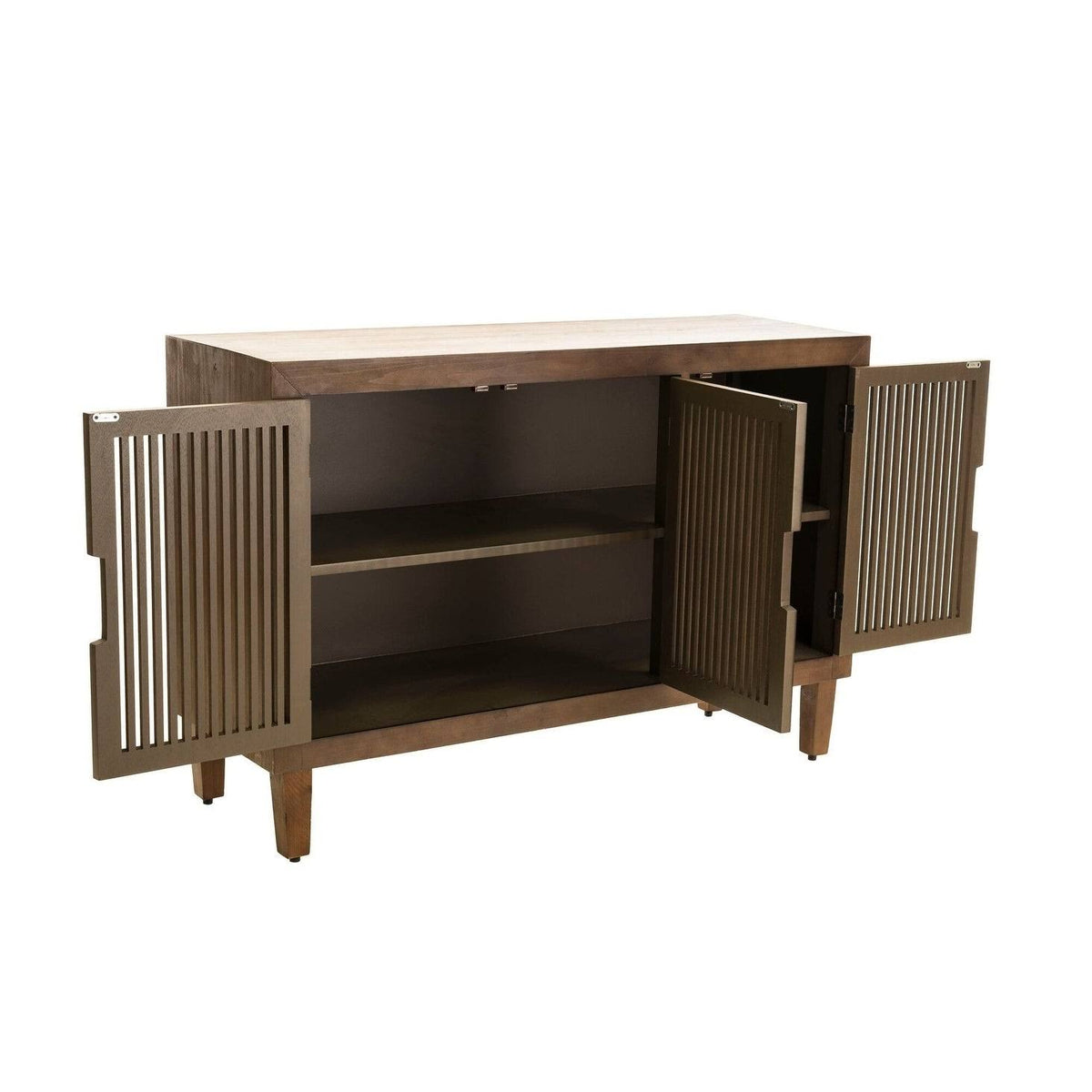Brown 2 Drawer Cabinet V7168