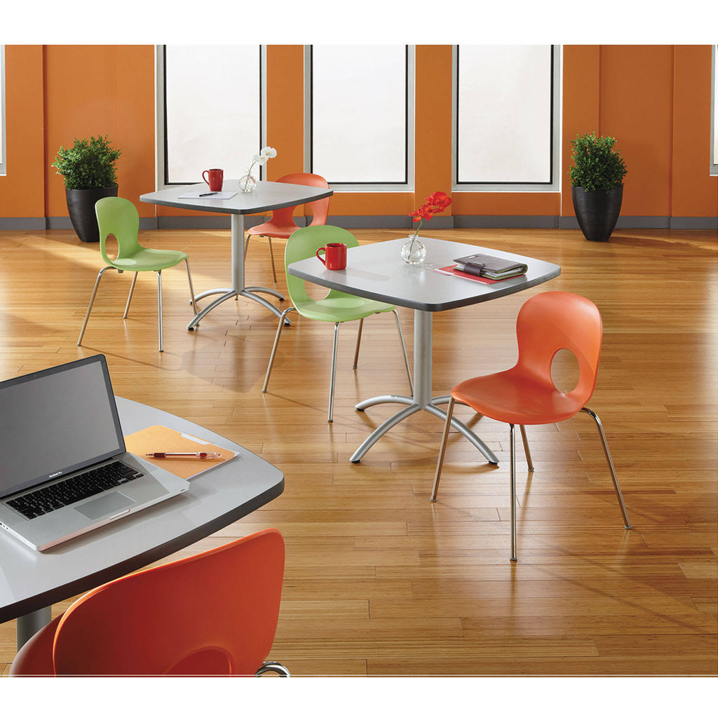 Gray Square Cafe Table E77011