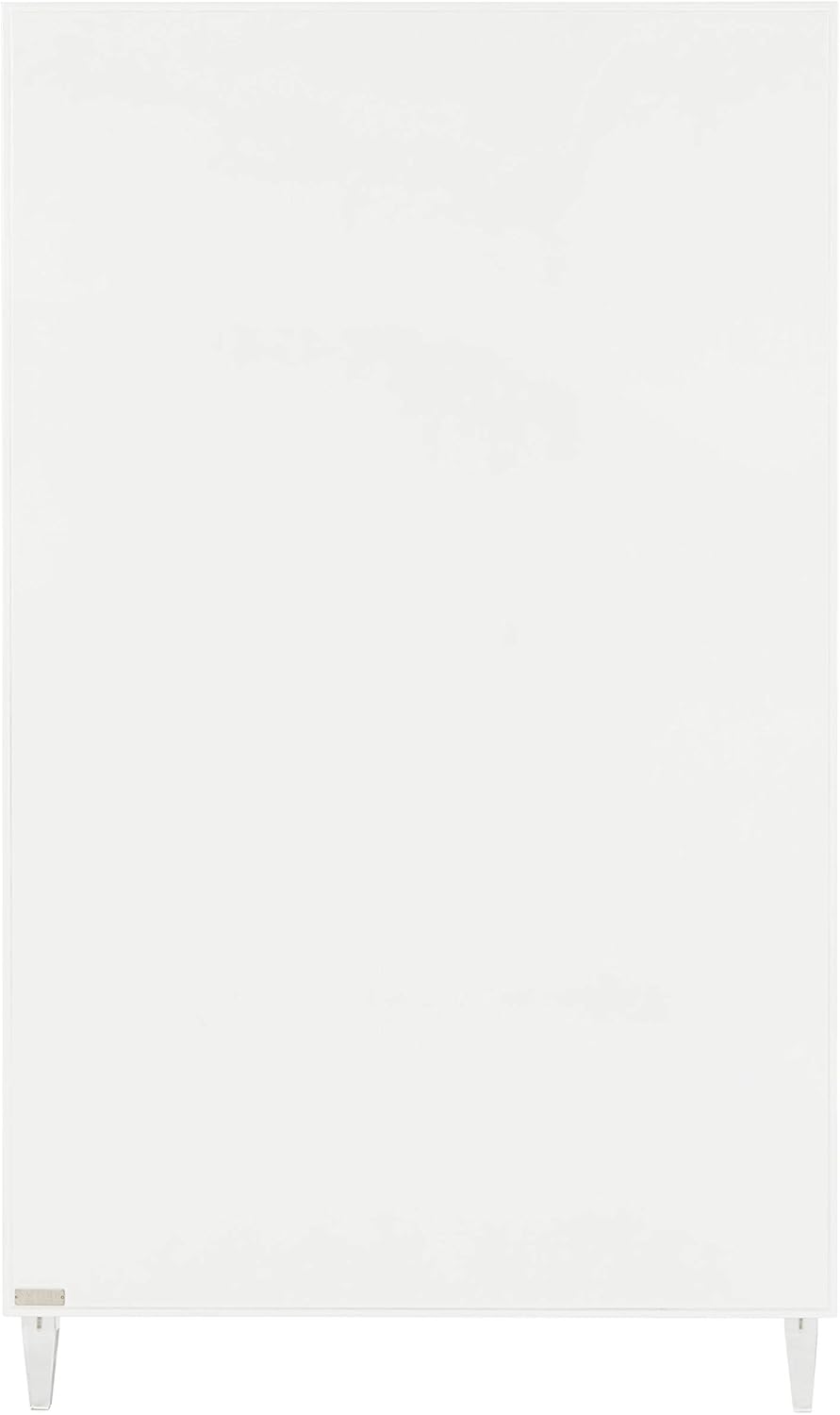 White Acrylic 2-shelf Cabinet A37504