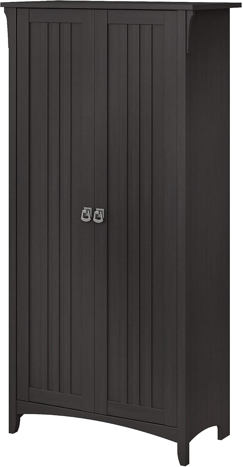 Cape Cod Gray Kitchen Pantry Cabinet with Doors A621636