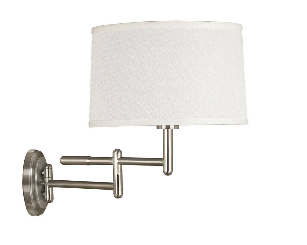Brushed Steel Wall Swing Arm Lamp Z956
