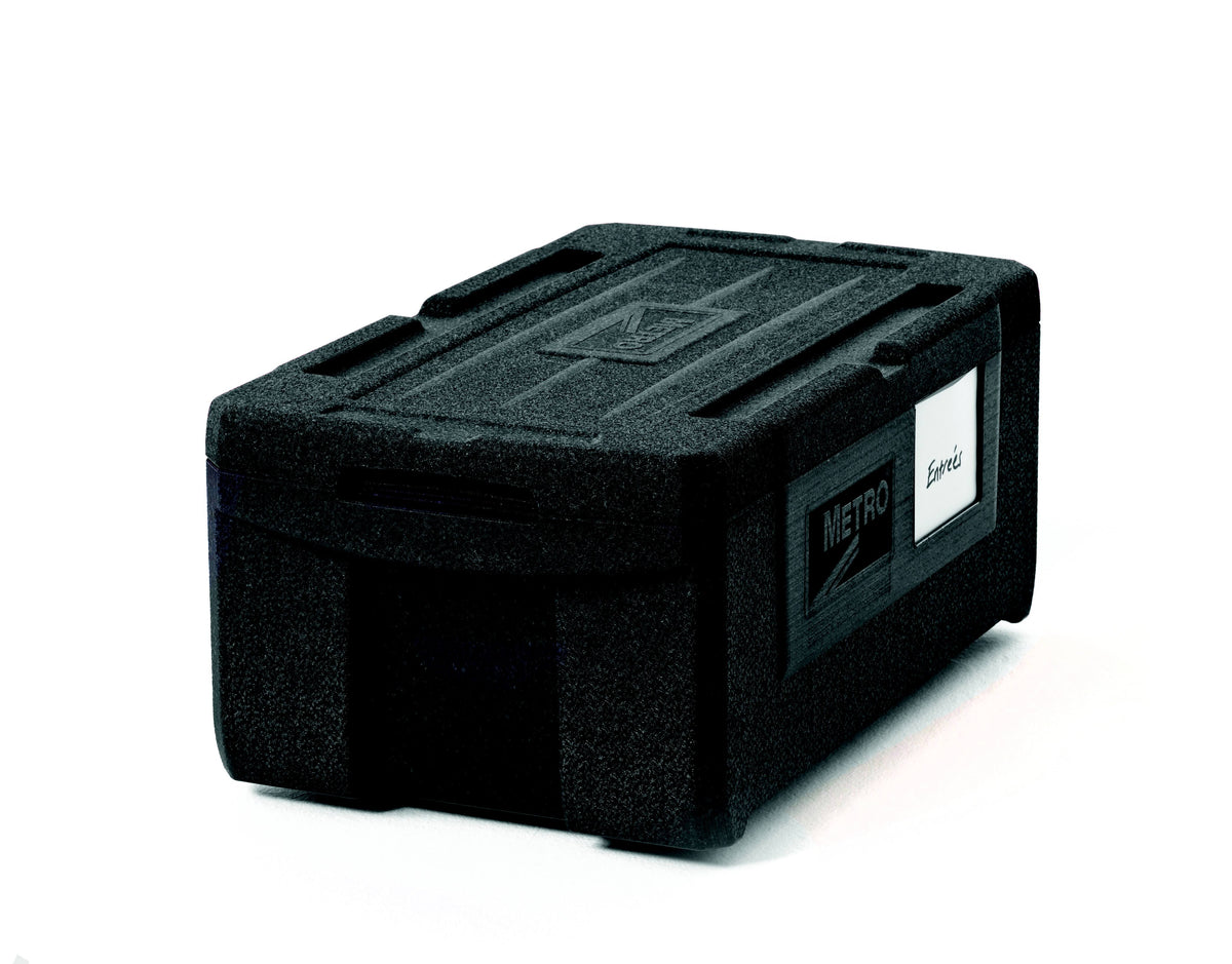 Black Insulated Top-Load Food Carrier L6123