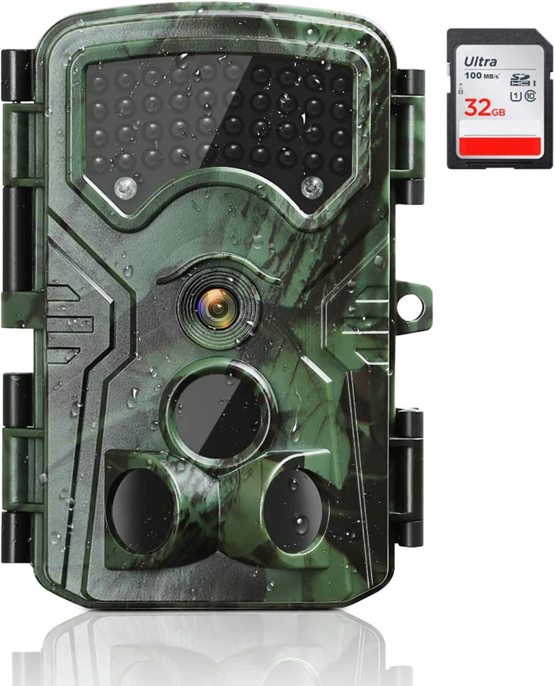 48MP 4K 3 Lens Infrared Night Vision Waterproof Trail Camera F5075