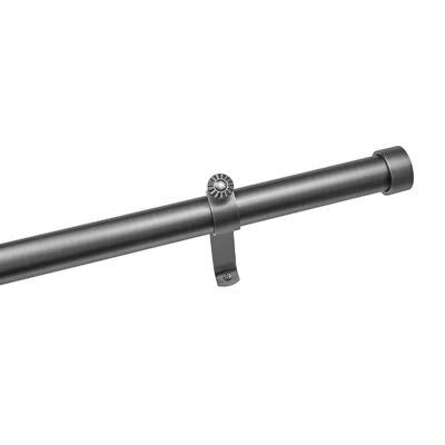 Metal Endcap Rod Set with Non-Telescopic Pole and Traditional Y Brackets J49954