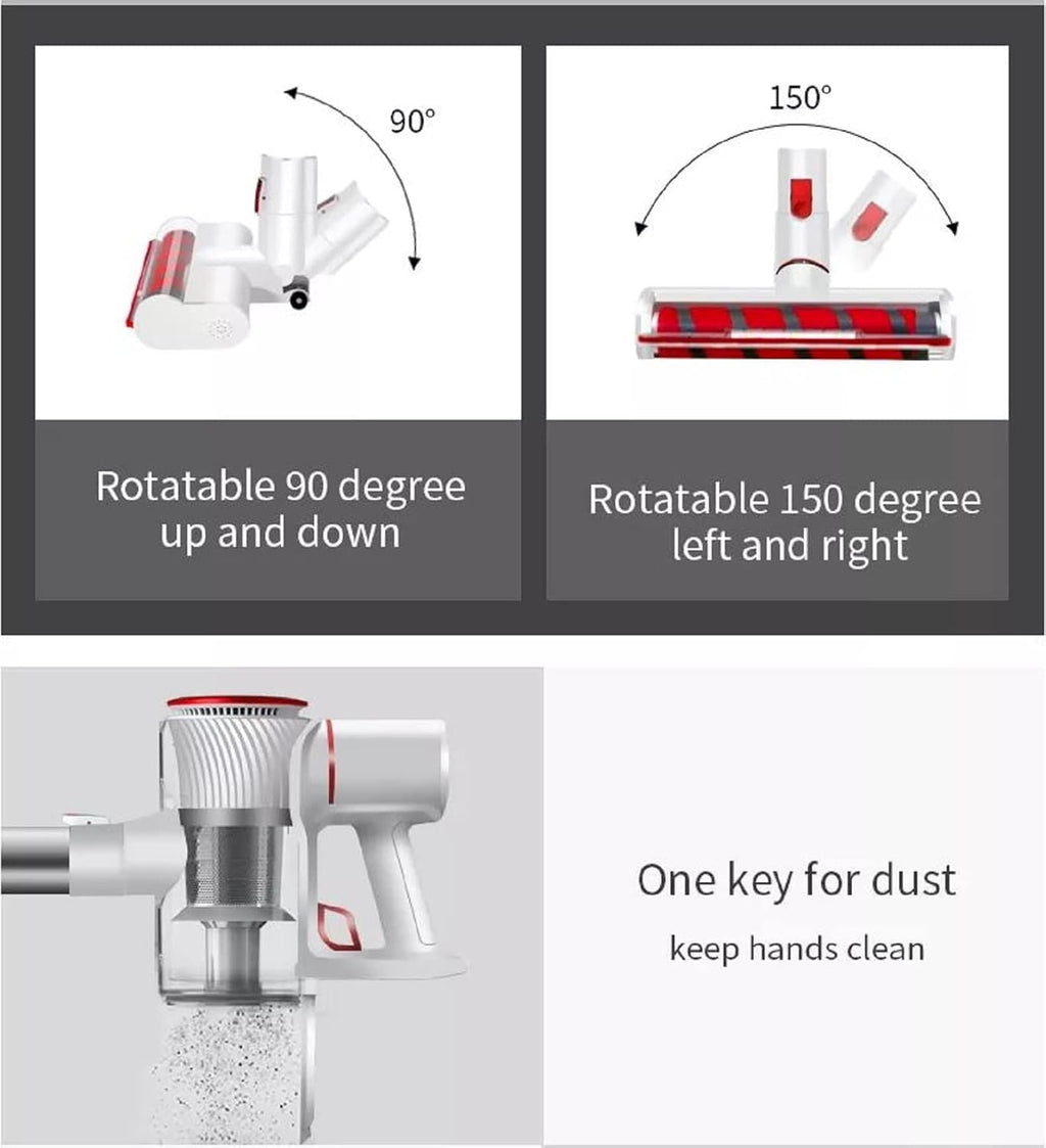 Cordless Stick Vacuum Cleaner 250W 20 KPA Handheld Stick Vacuum C3847