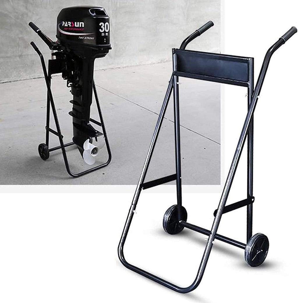 Foldable Outboard Motor Trolley Stand, Heavy-Duty, UP-to 70KG T3156