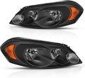 Black Housing Headlights Assembly C7925