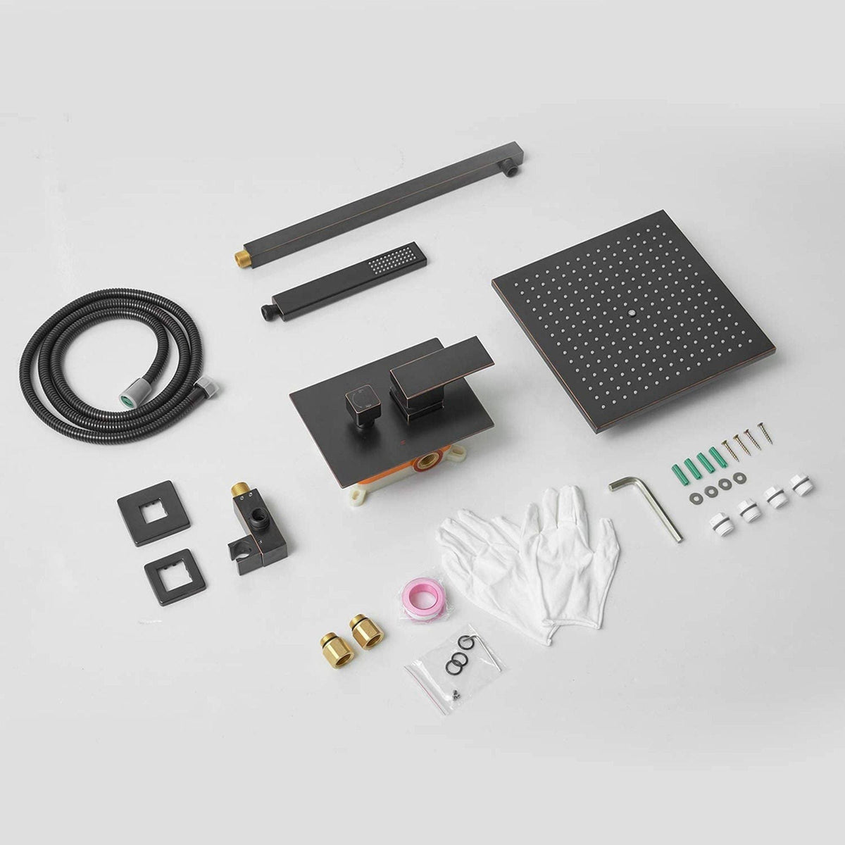 Oil Rubbed Bronze Complete Shower System with Rough-In Valve K420663