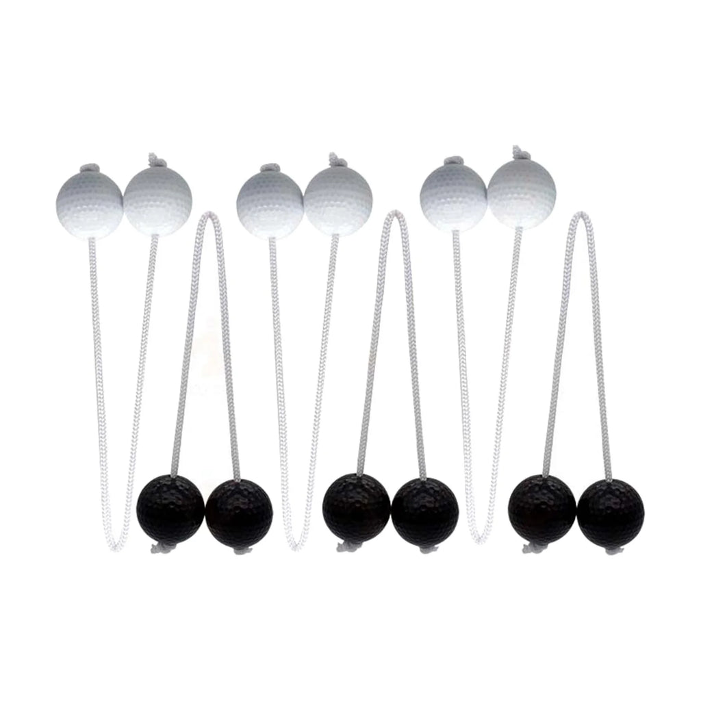 Ladder Throwing Game Outdoor Lawn Yard Beach Game Black and White Z86880