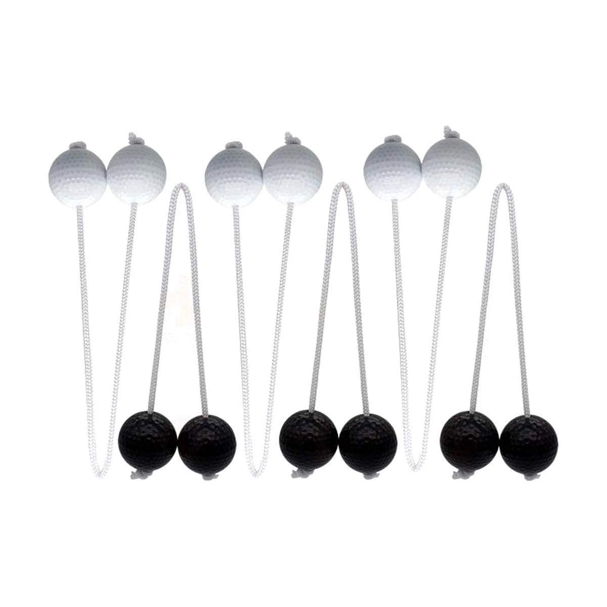 Ladder Throwing Game Outdoor Lawn Yard Beach Game Black and White Z86880
