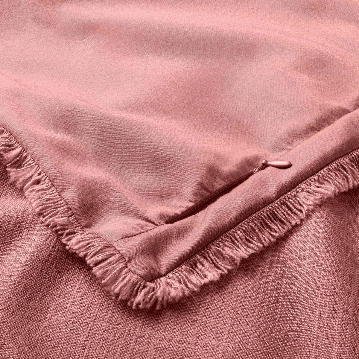 Rose Full/Queen Linen Blend Duvet & Sham Set G8301
