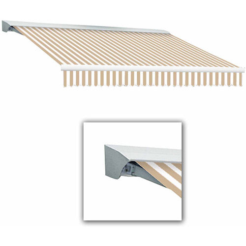 Motorized Retractable Awning with Hood Left Motor with Remote V401179