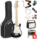 Black 30 Inch Kids Electric Guitar Kit with Amp G90930