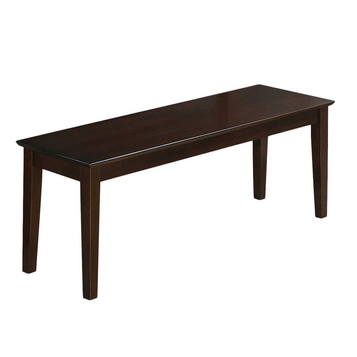 Wooden Seat Single Dining Bench (Cappuccino) A9322