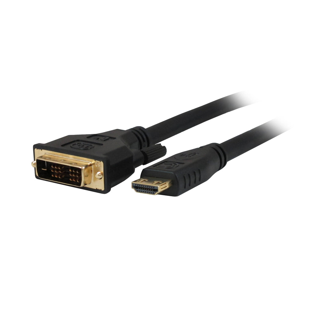 Black 25 ft DVI to HDMI Cable V8378