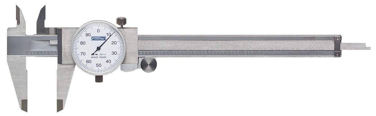 Stainless Steel One-Rev Dial Caliper, 0-6x22 Measuring Z9234