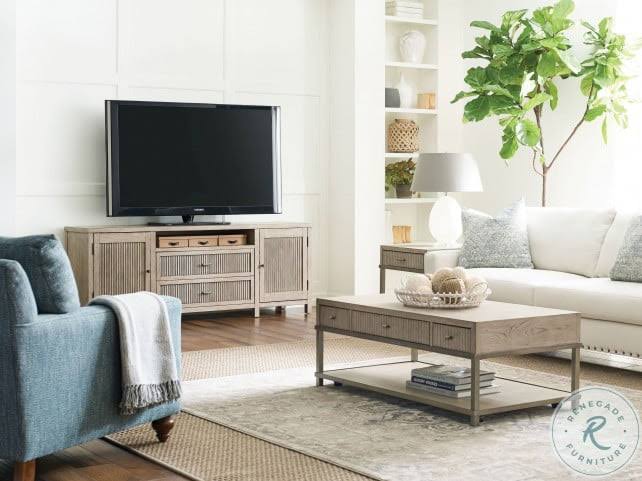 Aged Taupe End Table O768