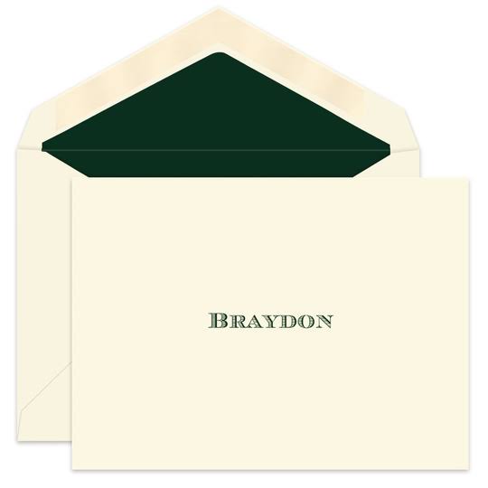 Ecru Note Cards P341096