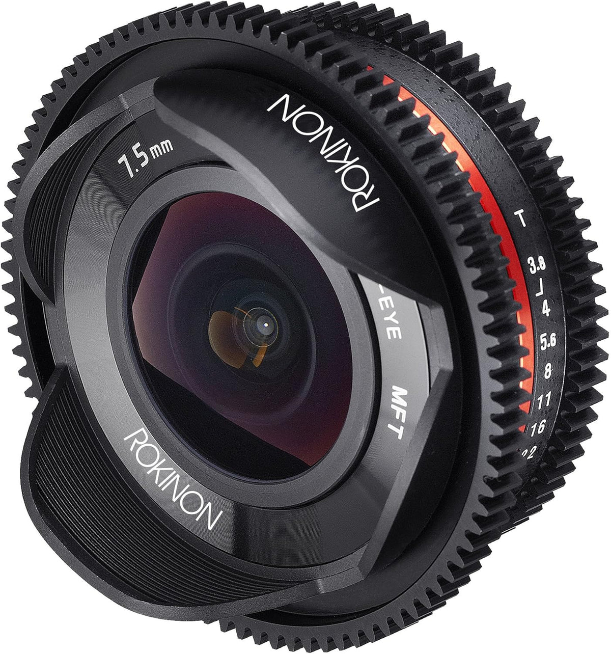 7.5mm T3.8 Cine Fisheye Lens for Micro 4/3 Cameras Black Q913