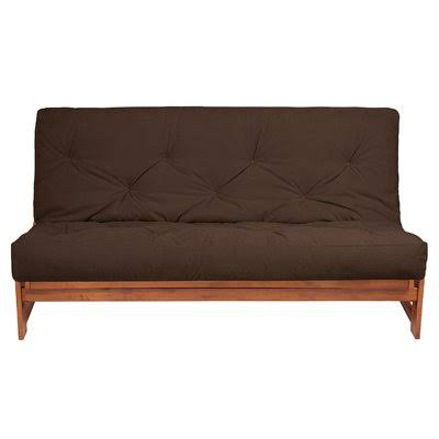 Gray Queen Suede Foam Futon Mattress E93157