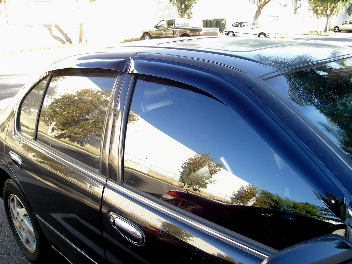 Smoke Tinted 4 Pcs Window Visor Deflector Set T557853