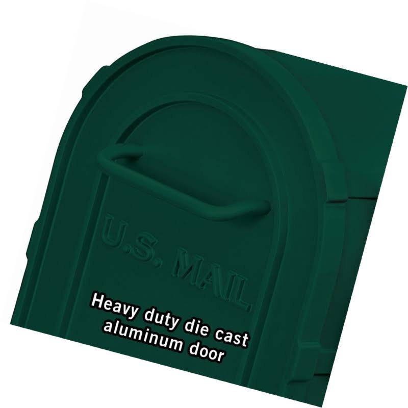 Green Rural Mailbox X95344