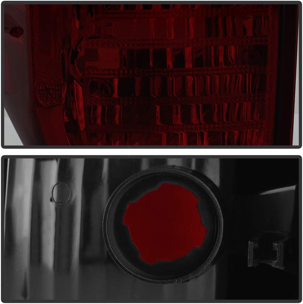 Red Smoked Tail Lights for Toyota Tundra Pickup Truck O7285