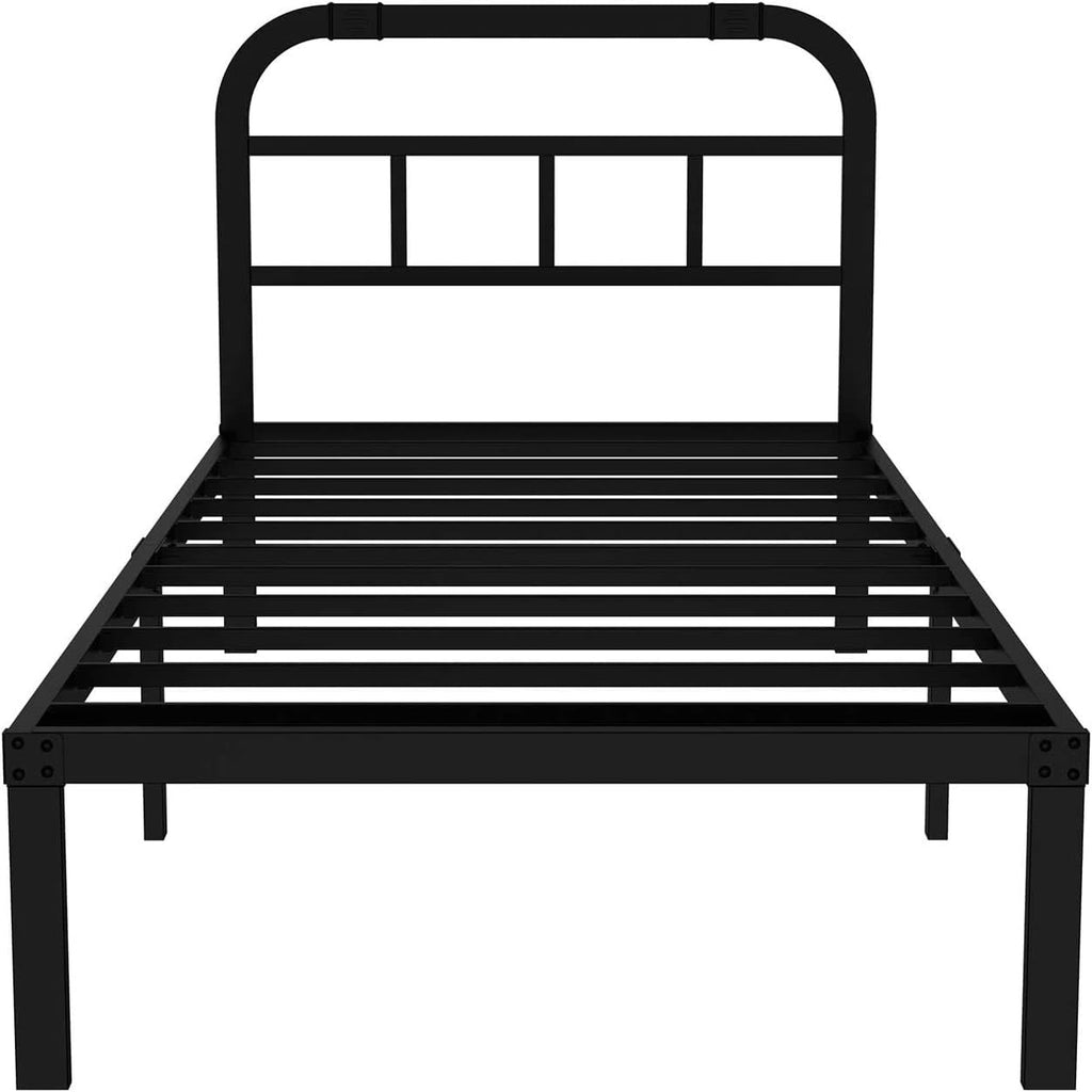 Black Metal California King Bed Headboard N1864