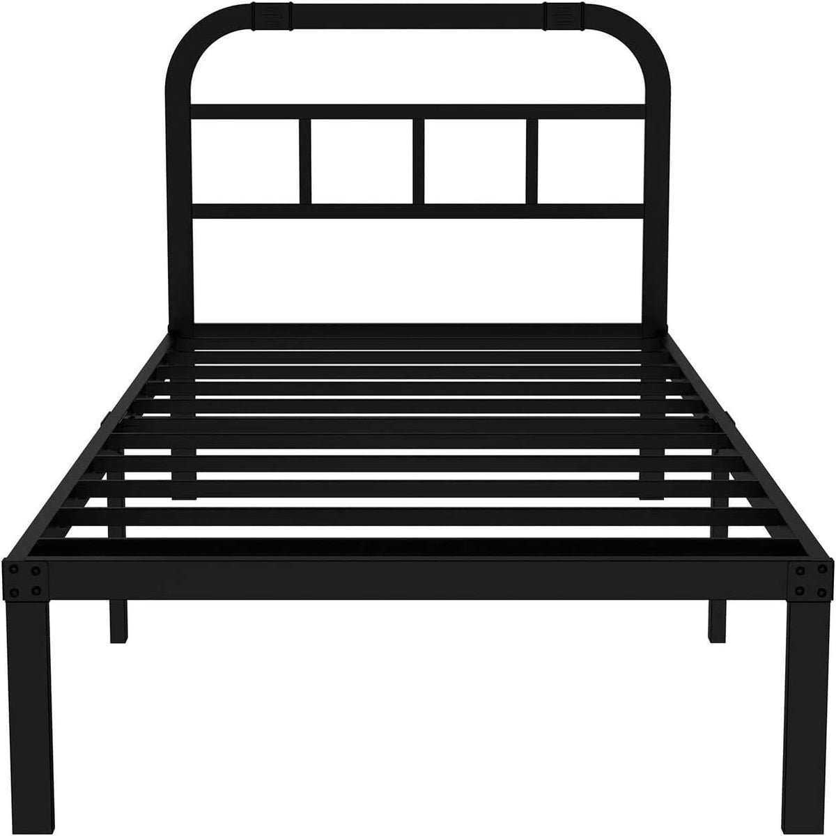 Black Metal California King Bed Headboard N1864