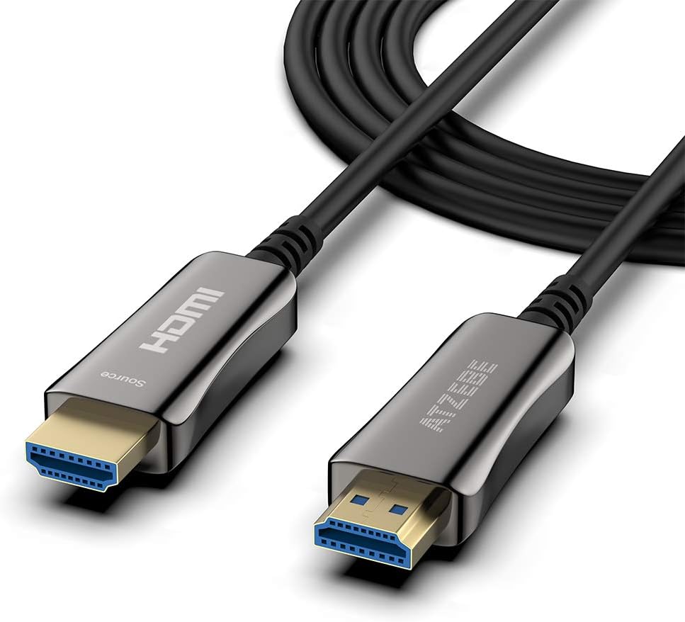 Fiber Optic HDMI Cable 6ft, Pack of 2 B176