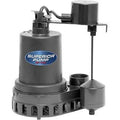 1/2 HP Thermoplastic Submersible Sump Pump with Vertical Float Switch E68390