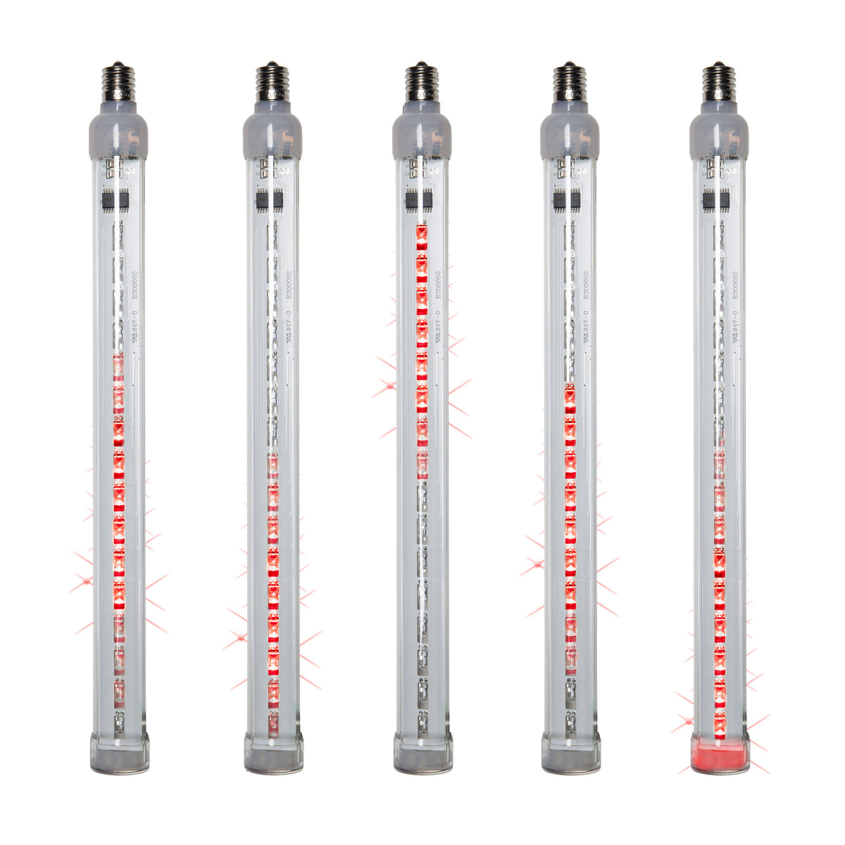 36 inch LED Tubes Red Light - 5 Bulbs M7007