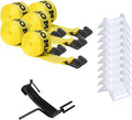 16 Piece Flatbed Tie-Down Kit with Winch Straps and Corner Protectors W37150