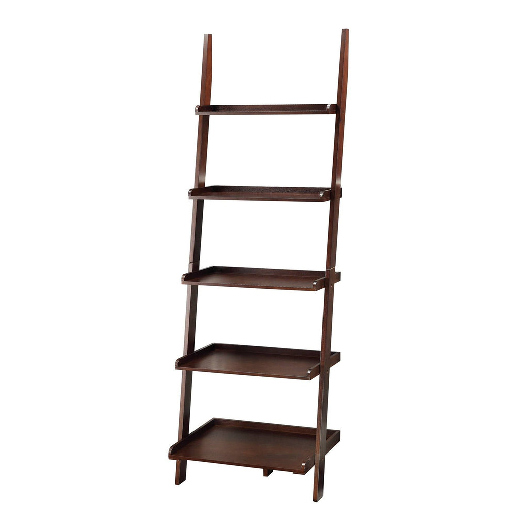 Espresso Ladder Bookshelf P695