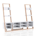 3PC Beige Entertainment Center U2957